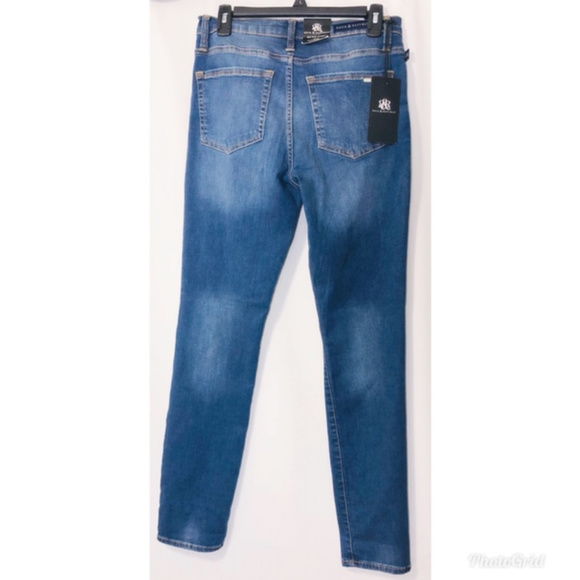 Jeans Skinny Rock&Republic Berlin Caviar Pour Femme Taille 22W - Denim Bleu, Neuf Avec étiquettes, Coupe Medium